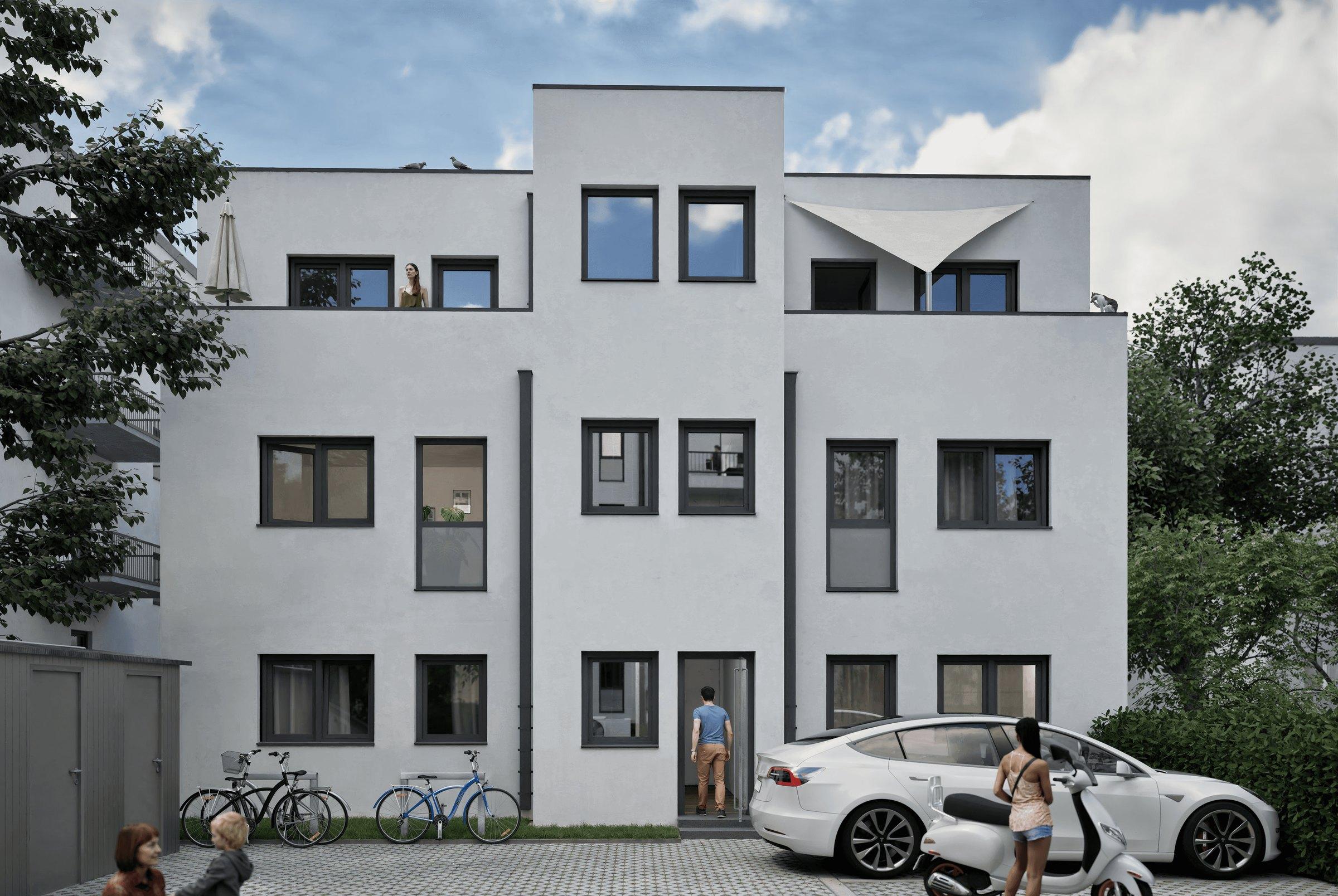 Modernes Neubauobjekt