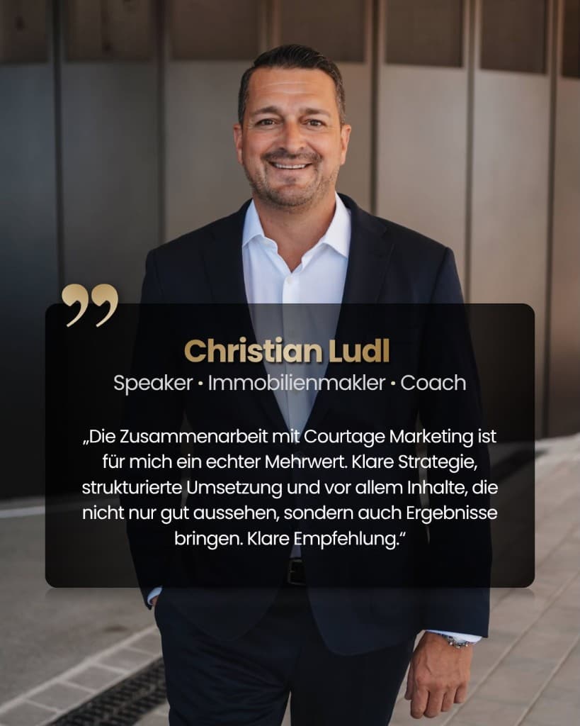 Christian Ludl, Speaker · Makler · Coach