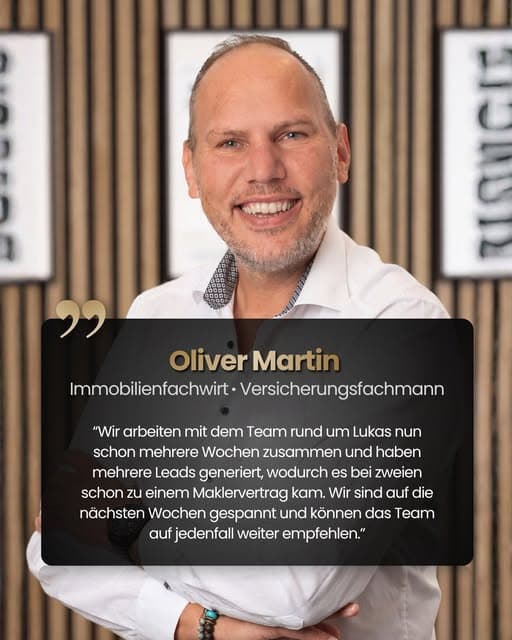 Oliver Martin, Immobilienfachwirt
